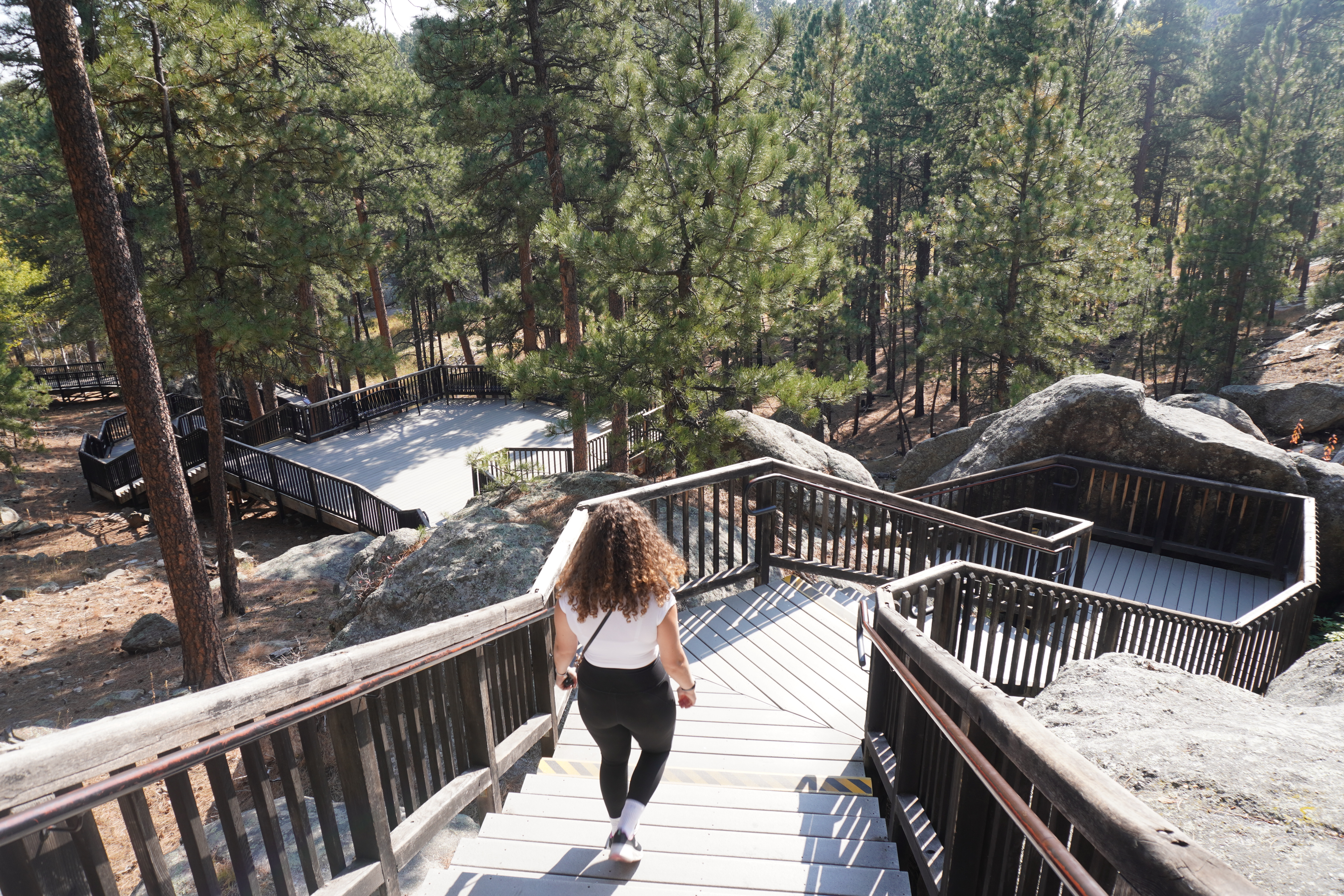 Enjoy the picturesque views from the Presidential trail.